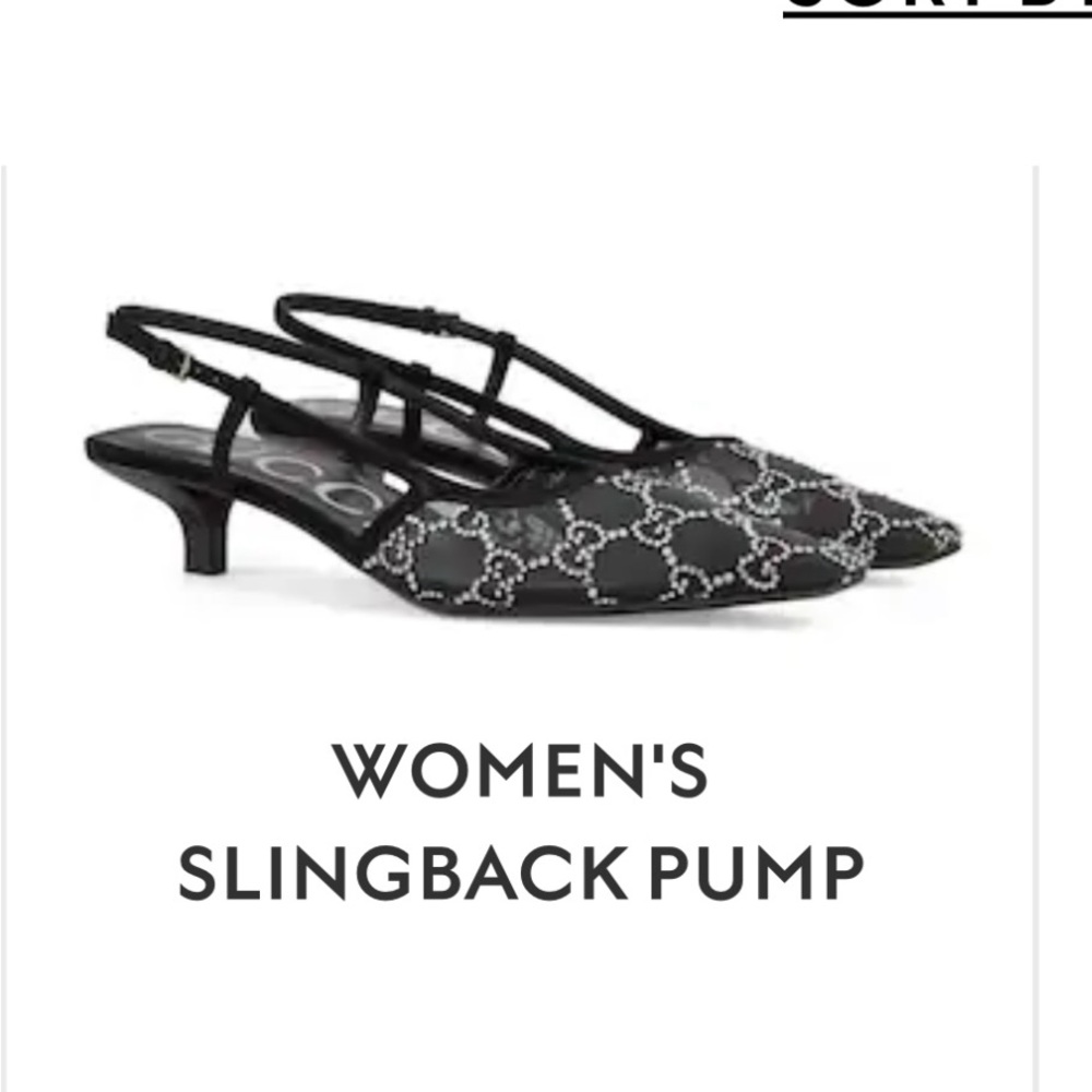 Elegant Black Slingback Pumps